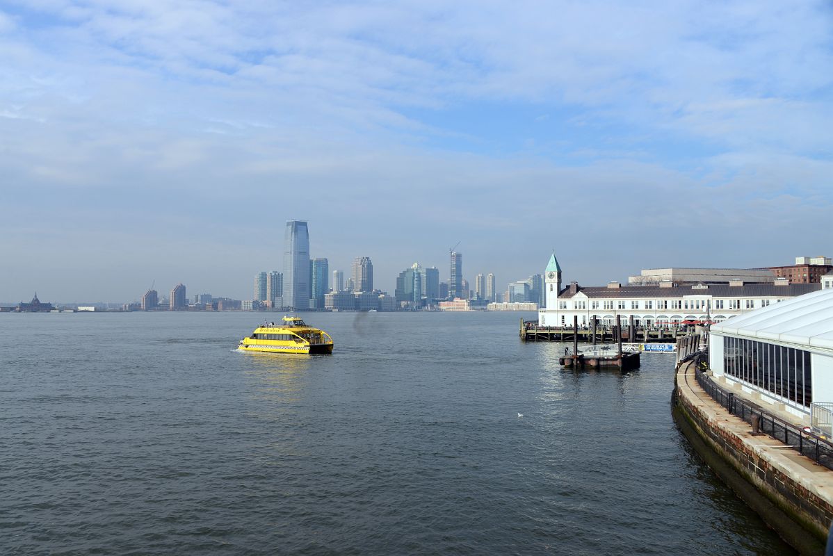 03-3 Jersey City Across The Hudson River From Statue Of Liberty Cruise Ship At Battery Park
